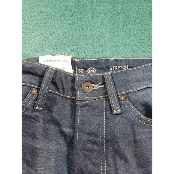 C&A Jeans Sz 28x28 Mens Blue Denim Stretch Pants Straight Button Closure NWT - Picture 6 of 13